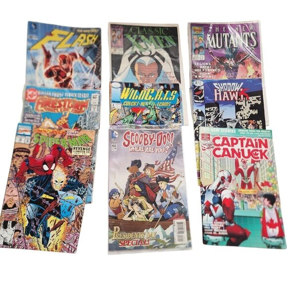 ASSORTED MARVEL & DC COMIC BOOKS BUNDLE OF 8 - Picture 1 of 9